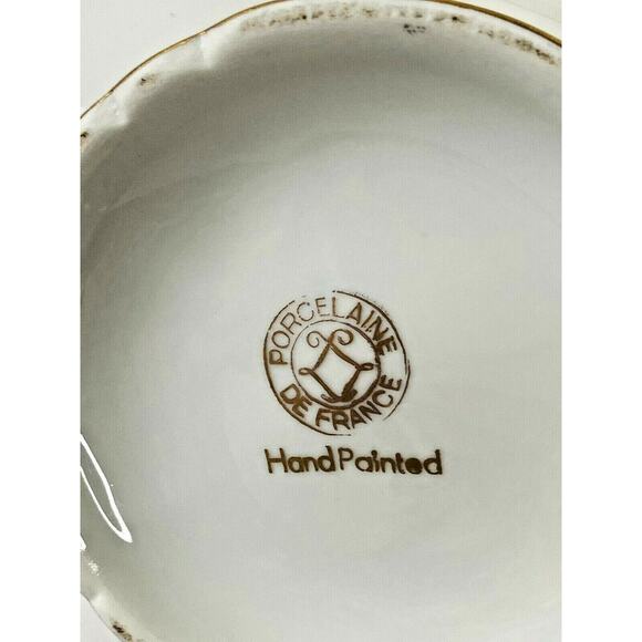 Antique Porcelaine De France Tea Pot Coffee Pot and Creamer Set of 3 - Picture 10 of 11